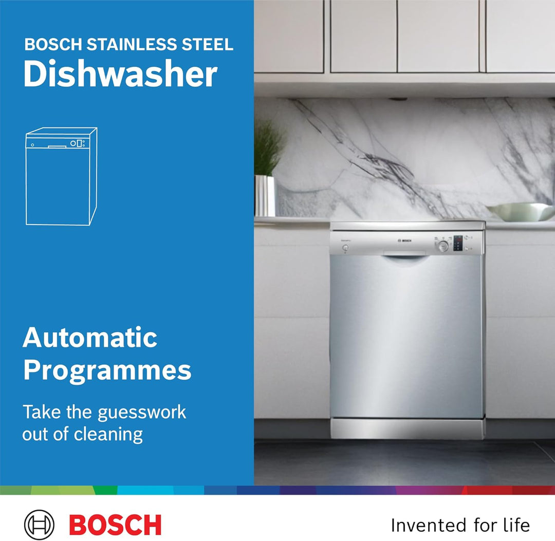 Bosch 12 Place Setting Dishwasher SMS50D08GC - Teq Souq
