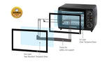 Load image into Gallery viewer, BLACK+DECKER 19L Double Glass Electric Oven TRO19RDG-B5
