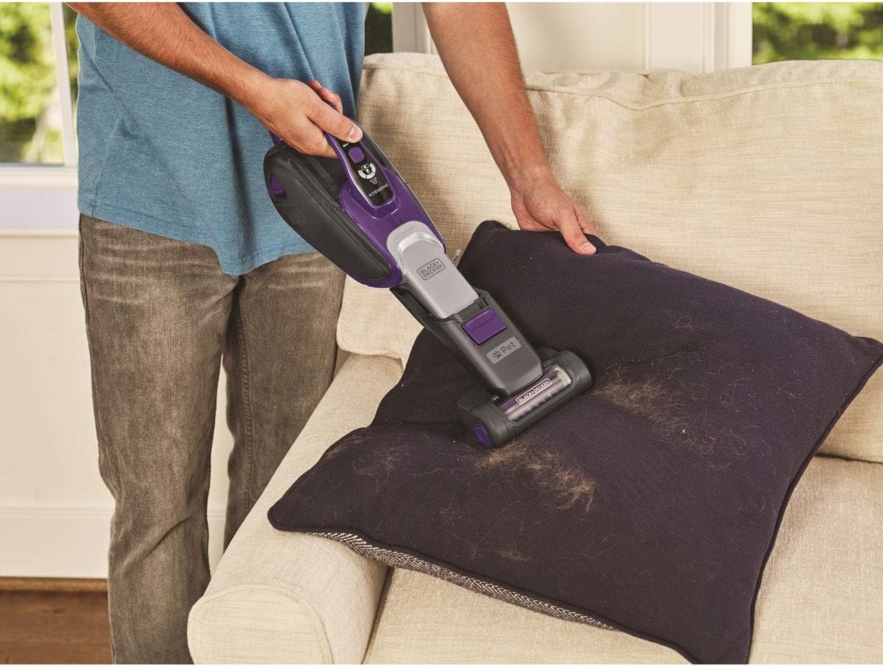 BLACK+DECKER Cordless Handheld Vacuum Cleaner DVJ325BFSP-GB