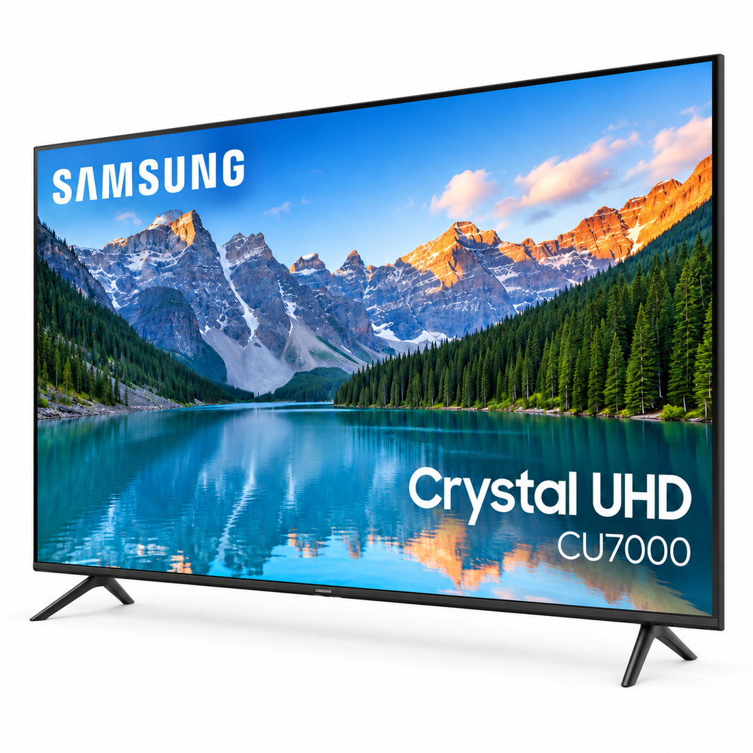 Samsung 75-Inch CU7000 Crystal UHD 4K Smart LED TV – PurColor, Crystal Processor 4K, HDR10+, Tizen OS, Smart Hub, Black (UA75CU7000UXZN) - Teq Souq
