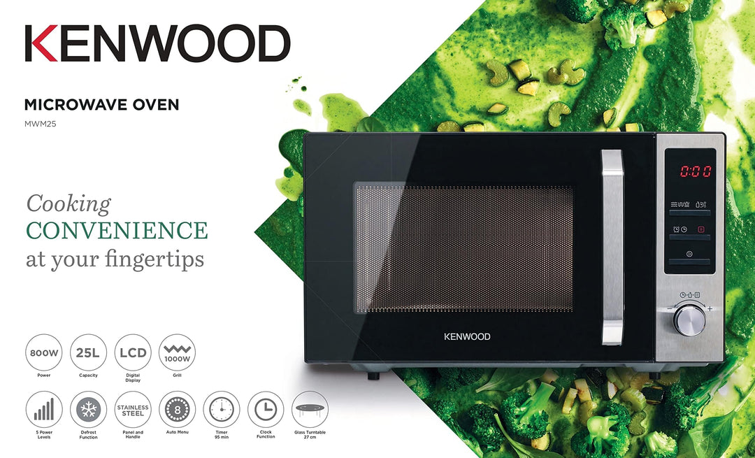 KENWOOD 25L Microwave Oven With Grill MWM25.000BK
