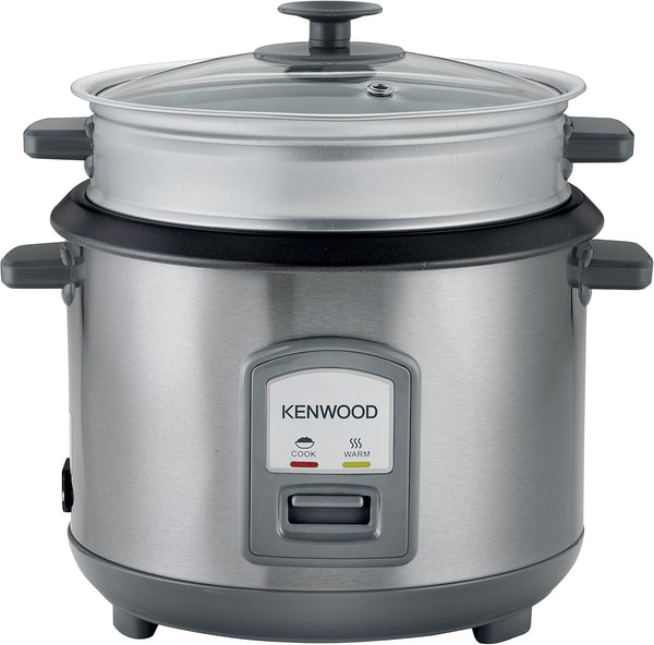 KENWOOD 1.8L Rice Cooker with Food Steamer Basket RCM45.000SS