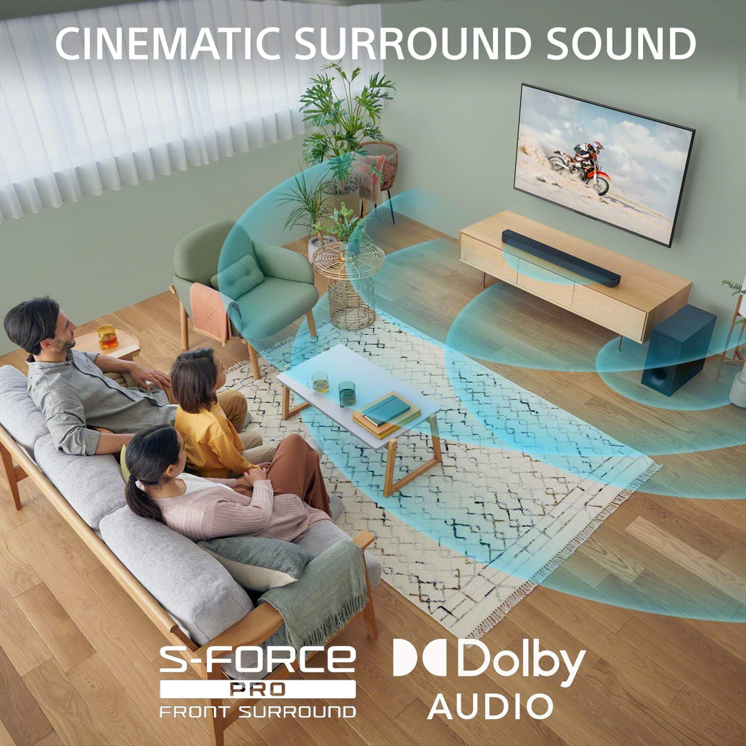 SONY 330W 2.1Ch Soundbar with Powerful Wireless Subwoofer HT-S400