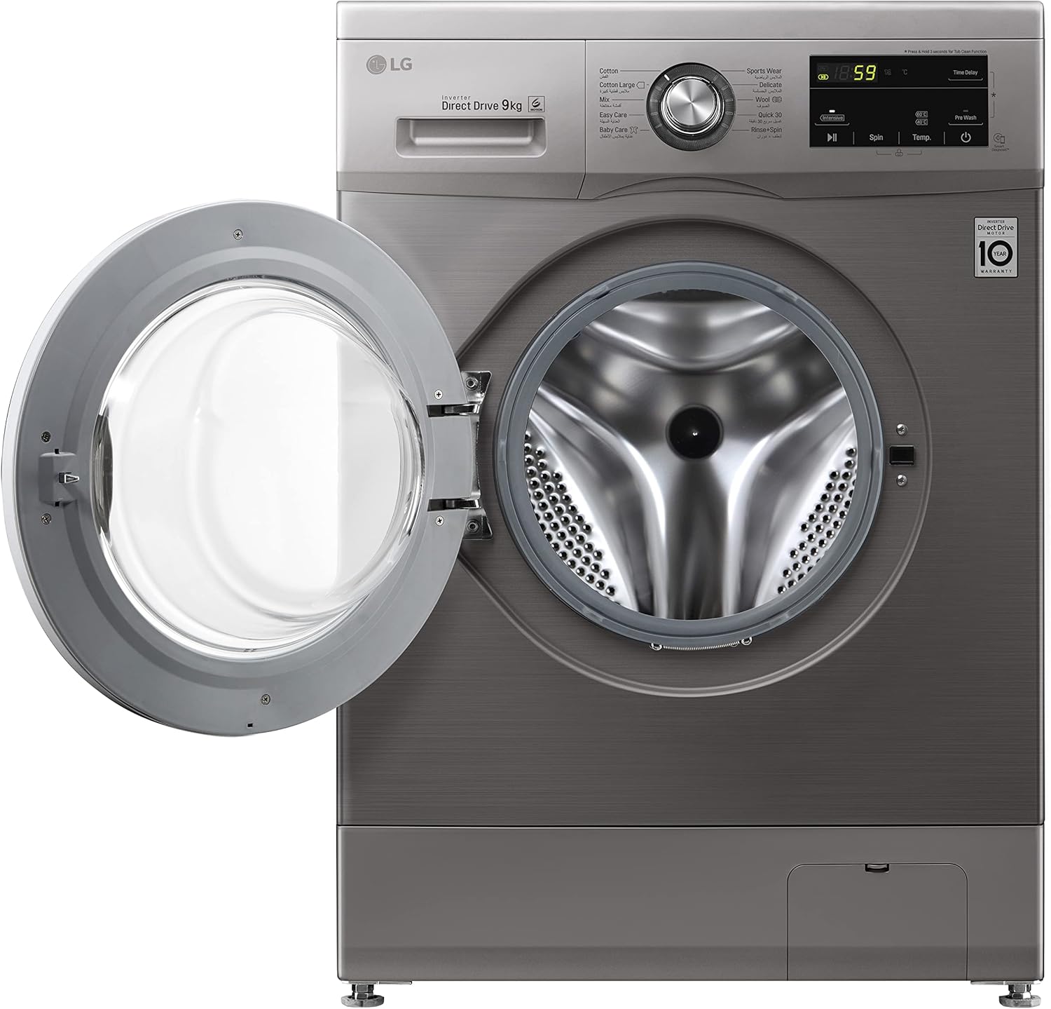 LG 9Kg Front Load Washing Machine F4J3VYG5P