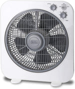 Load image into Gallery viewer, BLACK+DECKER 12&quot; Box Desk Fan FB1220-B5
