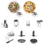 Load image into Gallery viewer, KENWOOD 1000W Food Processor with Blender, Grinder Mill, Dual Metal Whisk, Dough Maker, Citrus Juicer FDM71.690SS - Teq Souq
