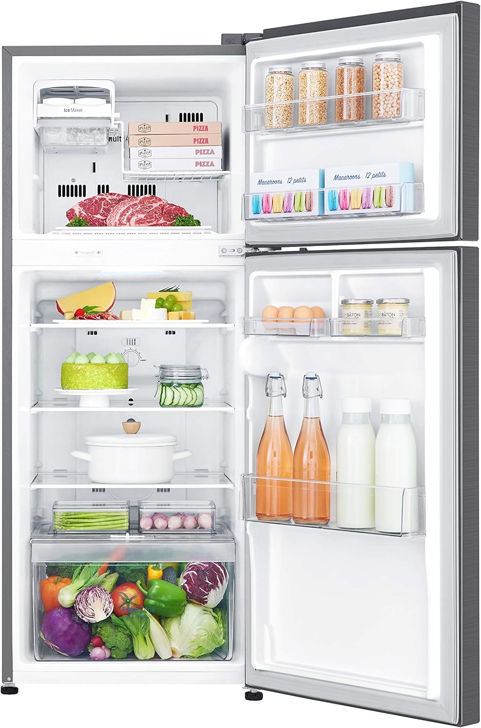 LG 234L Double Door Refrigerator GR-C345SLBB - Teq Souq