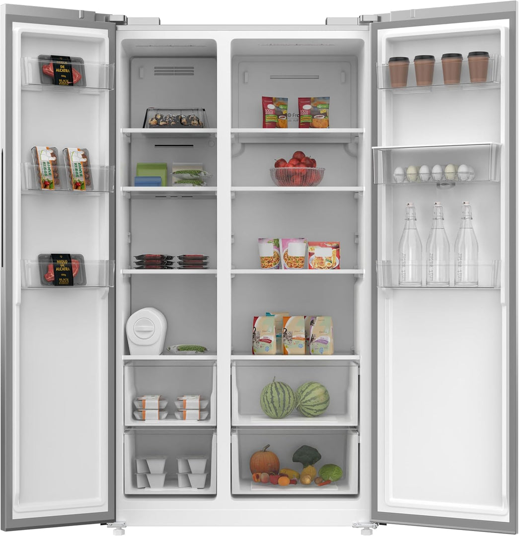 Krome 600L Side by Side Refrigerator with Water Dispenser KR-SBS600WM - Teq Souq