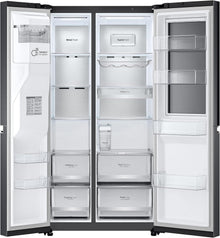 LG 617L Instaview Side By Side Refrigerator GR-X267CQES - Teq Souq