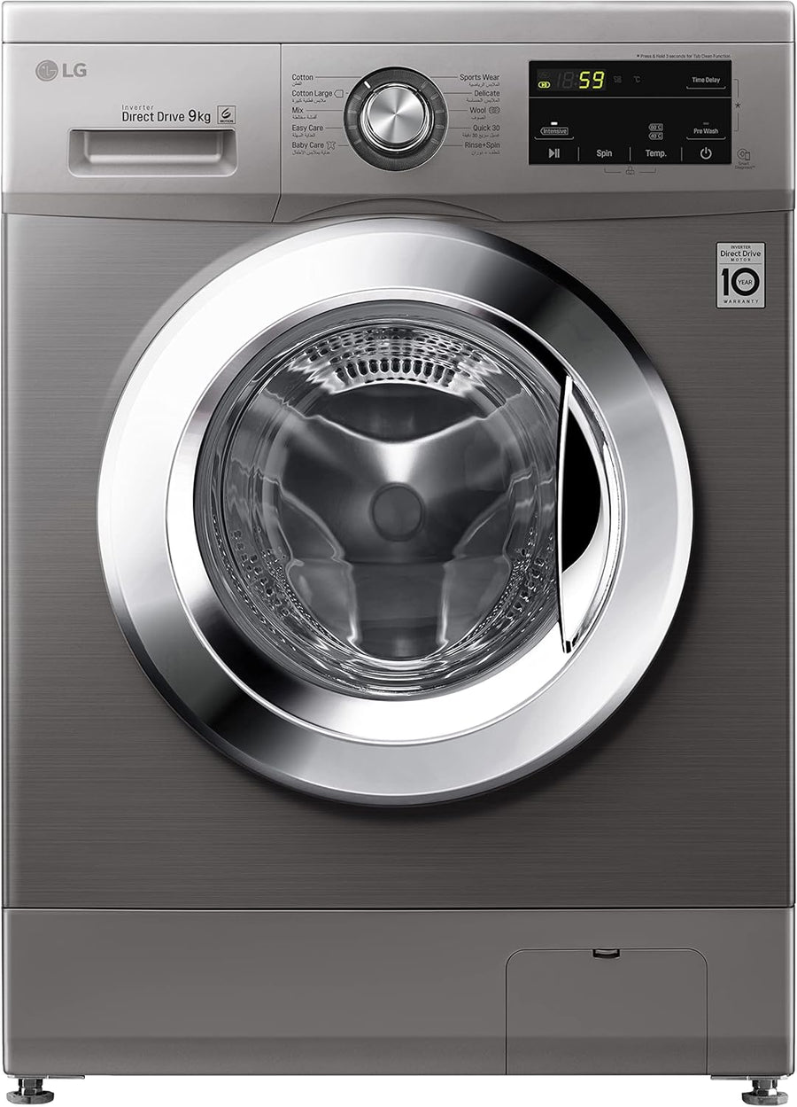 LG 9Kg Front Load Washing Machine F4J3VYG5P - Teq Souq