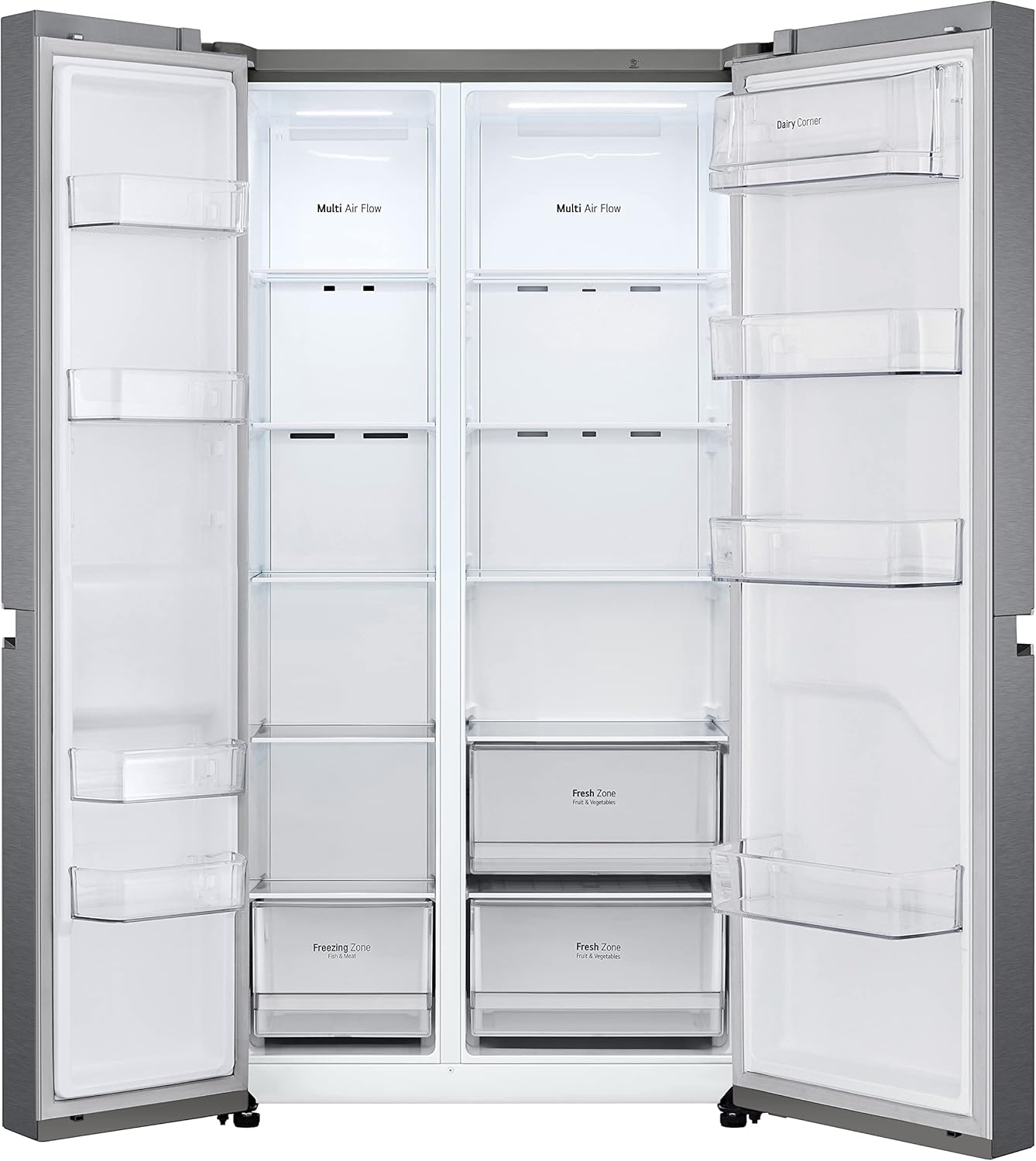 LG 643L Side by Side Refrigerator GR-B267JQYL