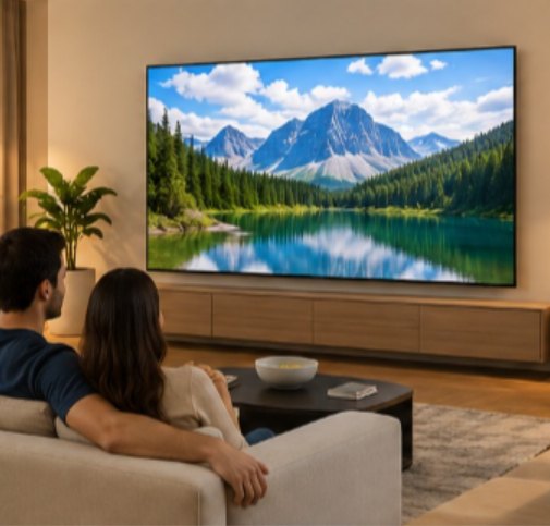 Samsung 85-Inch Q60D QLED 4K Smart TV – Quantum HDR, Tizen OS, Quantum Processor Lite 4K, Dual LED, AirSlim Design, Black (QA85Q60DAUXZN) - Teq Souq