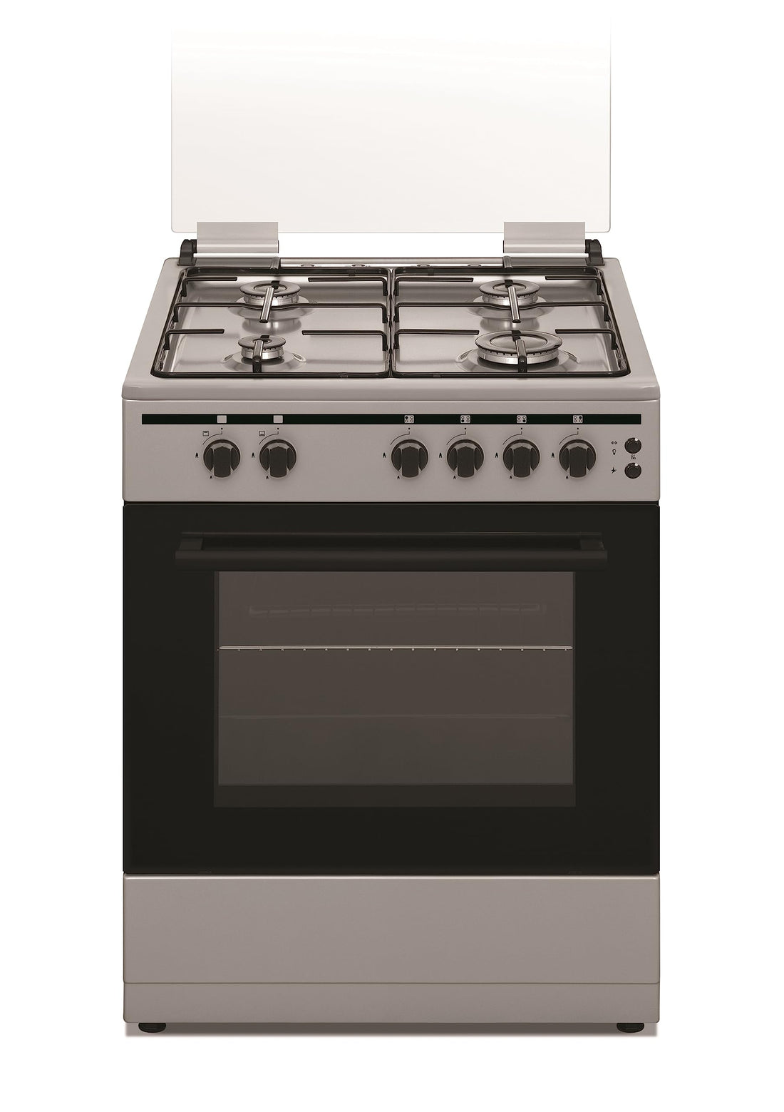 AKAI 60x55 4 Burners Gas Cooker CRMA-66SC - Teq Souq