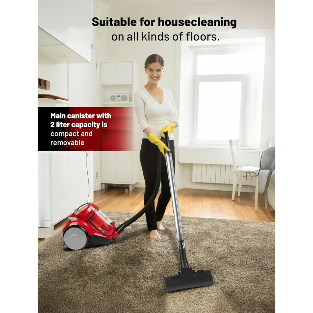 Afra 2000W 2L Vacuum Cleaner AF2000VCRD