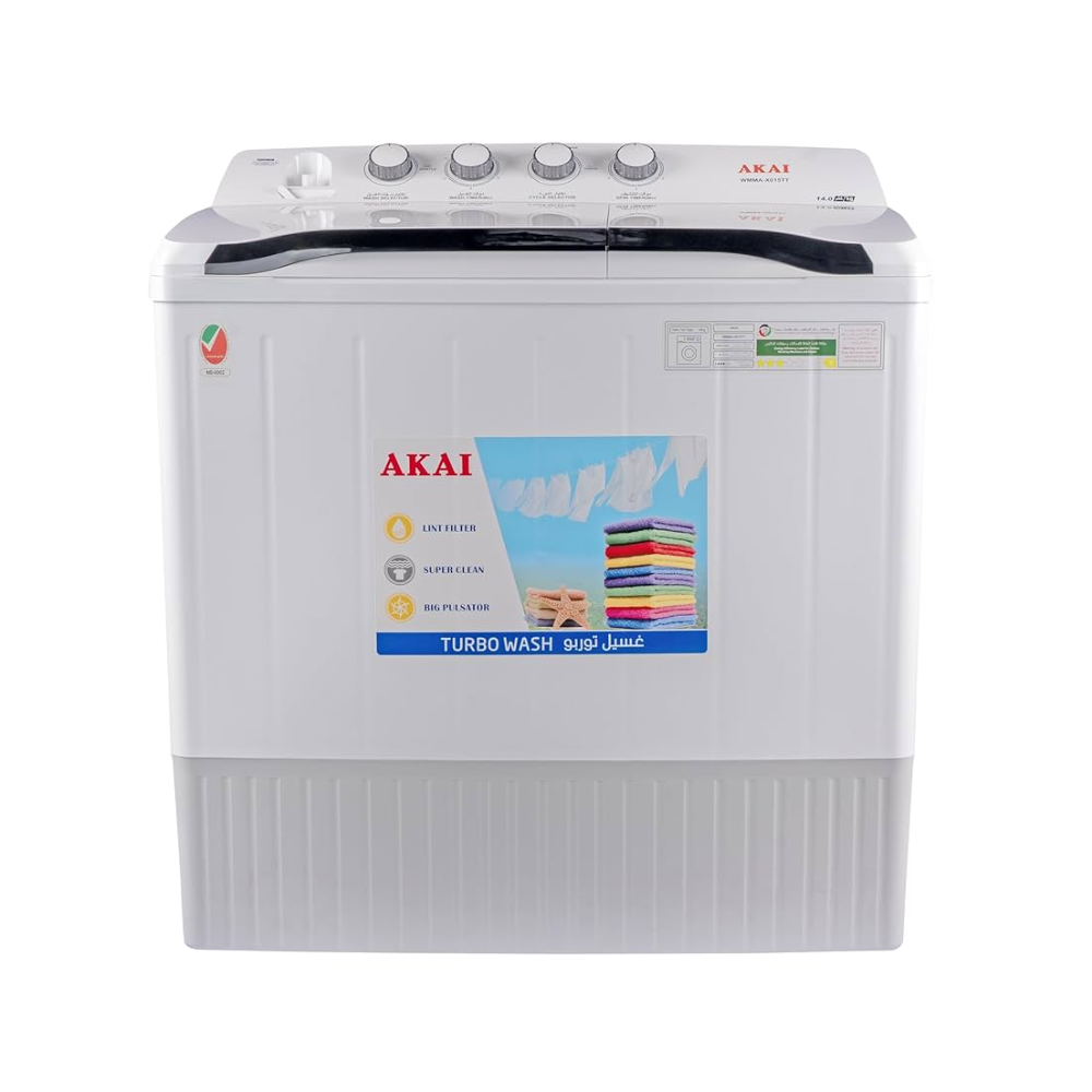 AKAI 10kg Twin-Tub Semi-Automatic Washing Machine WMMA-X010TT