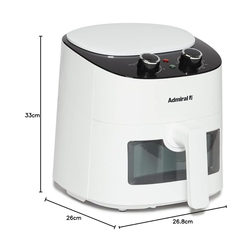 ADMIRAL 3.7L AIR FRYER NON-TOUCH PANEL ADAF37BL