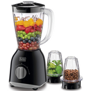 BLACK & DECKER  400W 1.5L Blender + 2 Mills BX365-B5