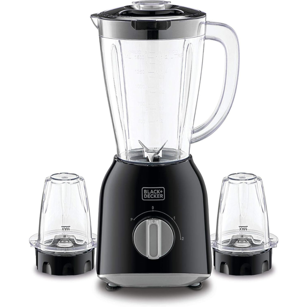 BLACK & DECKER  400W 1.5L Blender + 2 Mills BX365-B5