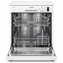 Bosch SMS26AW00M Series 2 Freestanding Dishwasher, 12 Place Settings, 6 Programs, ExtraDry, EcoSilence Drive, White