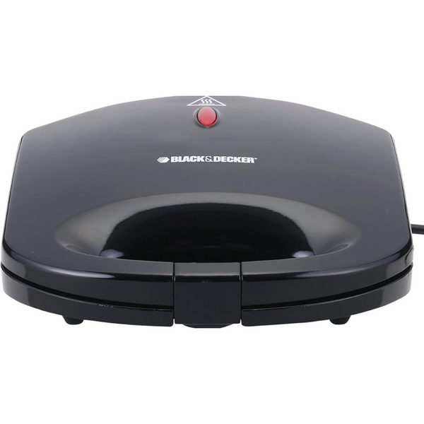 BLACK & DECKER 600W 2 Slice Sandwich Maker TS1000-B5