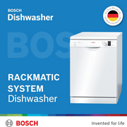 Bosch Series 4 Free Standing Dishwasher SMS50E92GC