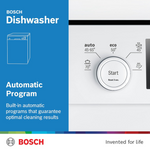 Load image into Gallery viewer, Bosch Series 4 Free Standing Dishwasher SMS50E92GC
