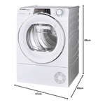 Load image into Gallery viewer, Candy Rapido 10KG Condensor Dryer ROH10A2TCE-19
