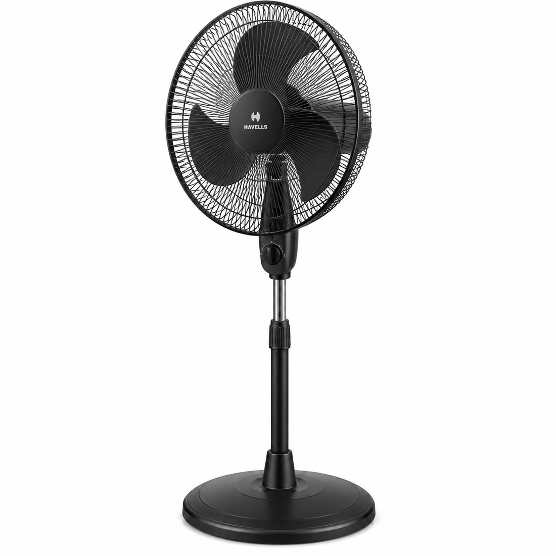 Havells Glanzo FOSGZBLK16120 16-Inch Pedestal Stand Fan – Black - Teq Souq