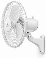 Load image into Gallery viewer, Havells FOWSBWHT16121 Standard 16-Inch Wall Fan – 50W Copper Motor, Remote Control, 3 Blades, Oscillation, White - Teq Souq
