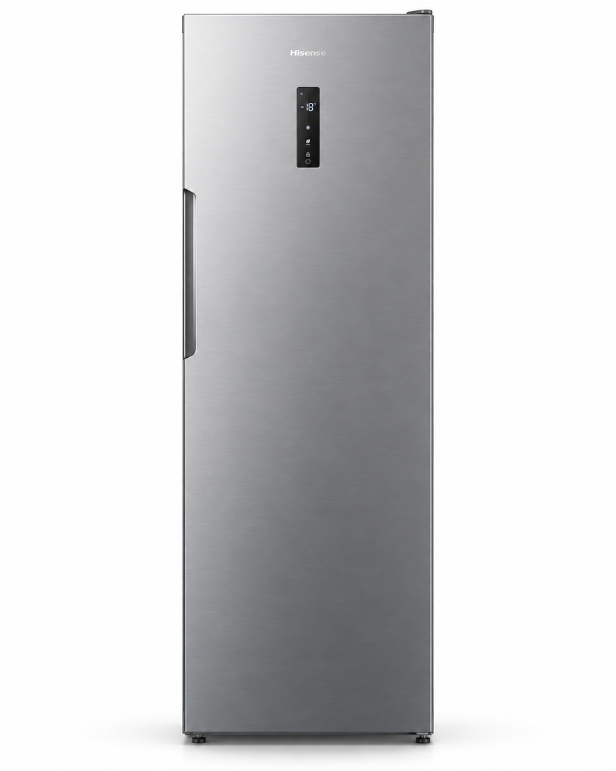 Hisense FV3N509NAI 509L Convertible Upright Freezer & Refrigerator – 380L Net, Total No Frost, Durable Inverter, Silver - Teq Souq