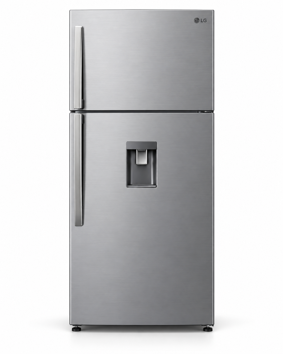 LG GN-F782HFHL Top Freezer Refrigerator – Double Door, Water Dispenser, No Frost Cooling - Teq Souq