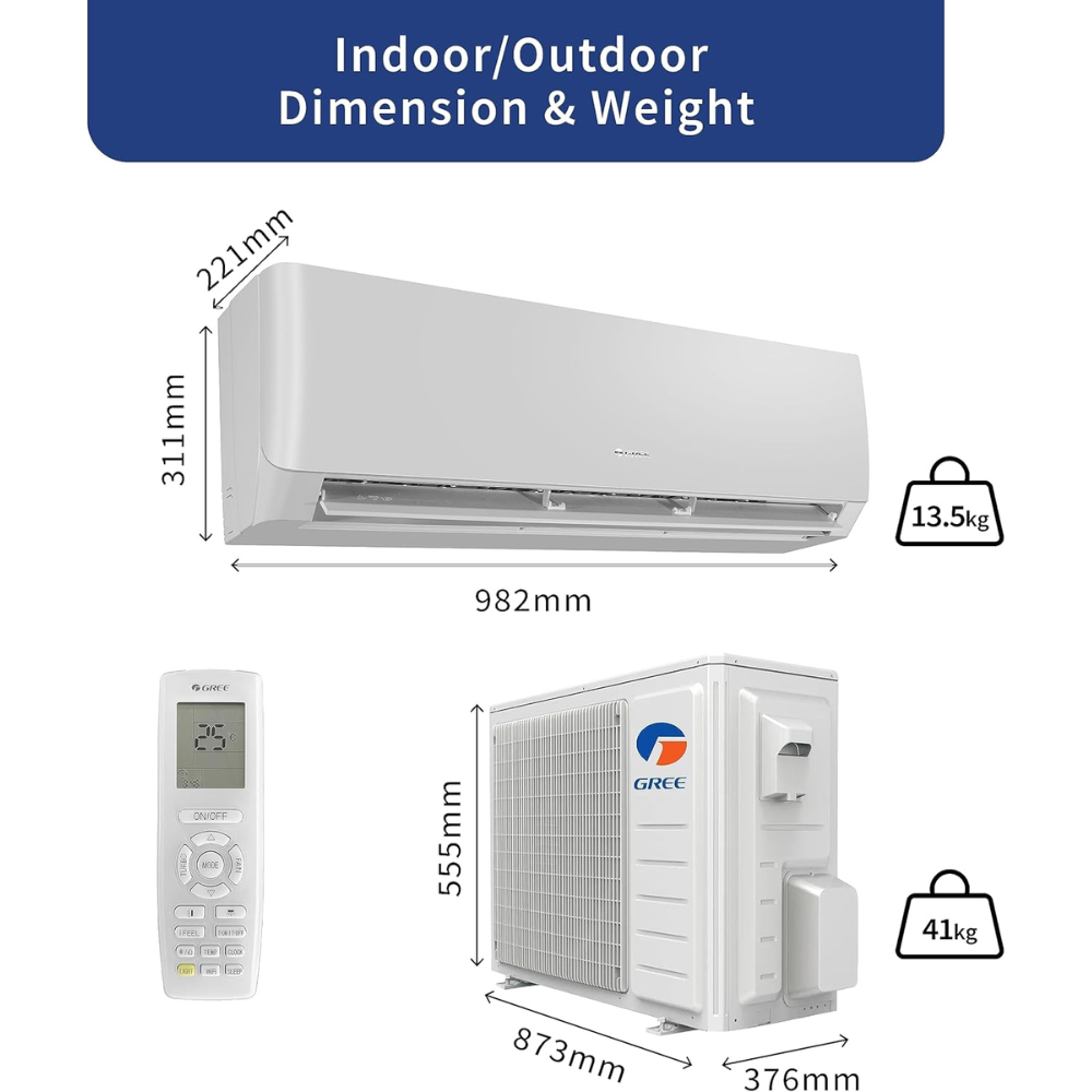 Gree 2 Ton Split Air Conditioner With Rotary Compressor P4Matic-P24C3