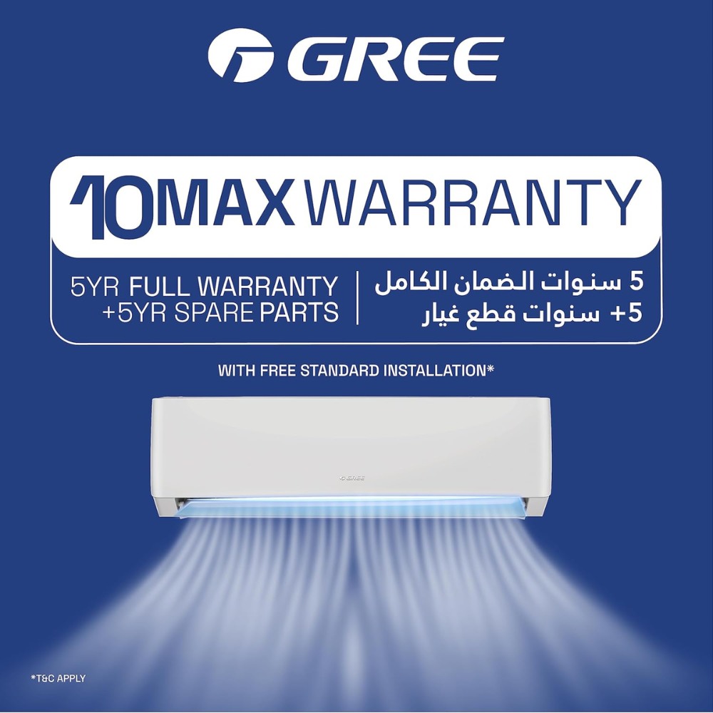 Gree  1.5 Ton Split Air Conditioner With Rotary Compressor P4Matic-P18C3