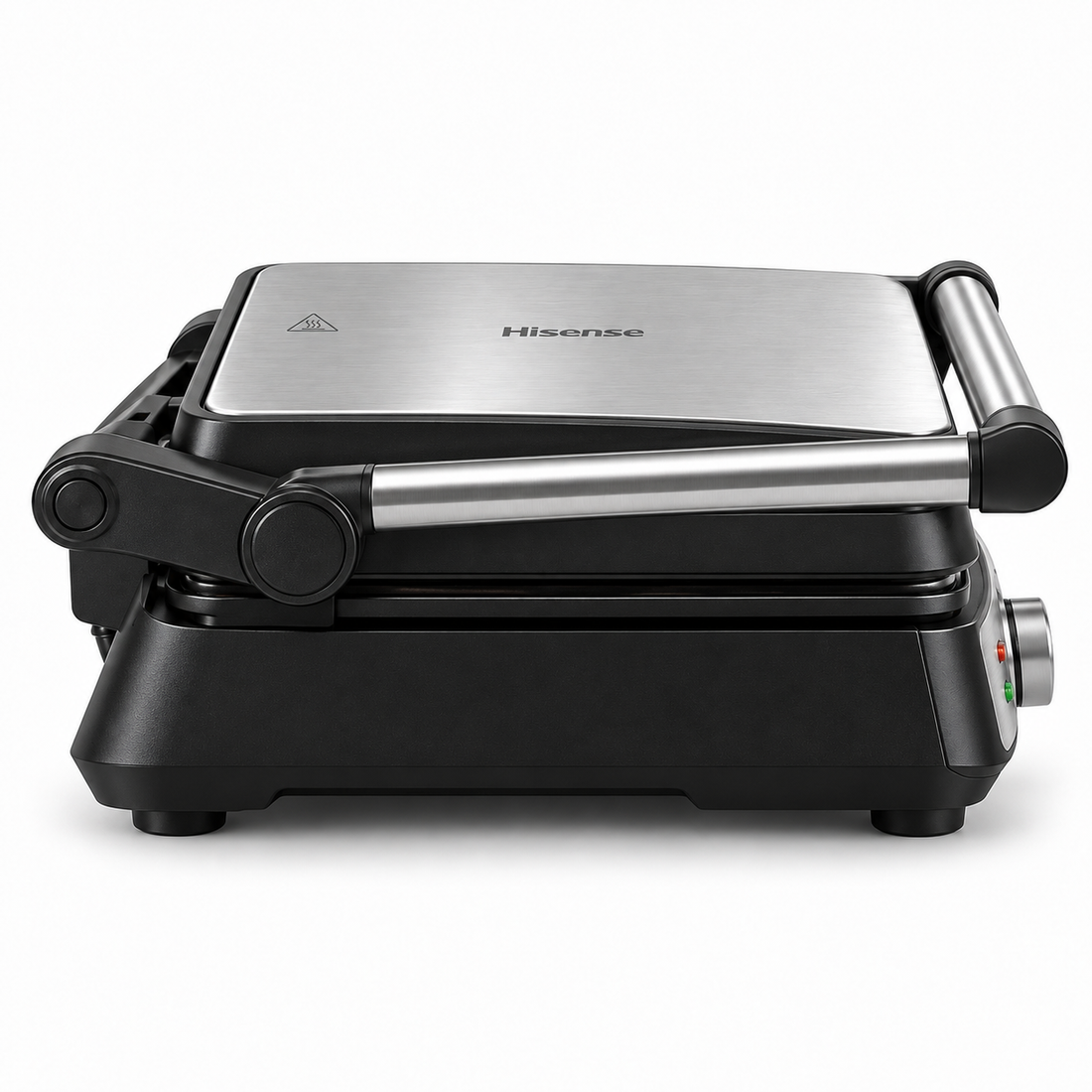 Hisense H181CG01 2000W Electric Contact Grill & Sandwich Maker – 180° Open Grill, Reversible Non-Stick Plates, Adjustable Temperature - Teq Souq