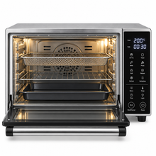 Hisense H32AOSL1S5 32L Digital Air Fryer Oven – 1700W, 8 Cooking Functions, 8 Preset Menus, LED Display, Silver - Teq Souq