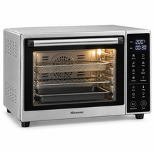Hisense H32AOSL1S5 32L Digital Air Fryer Oven – 1700W, 8 Cooking Functions, 8 Preset Menus, LED Display, Silver - Teq Souq