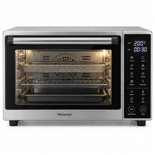 Hisense H32AOSL1S5 32L Digital Air Fryer Oven – 1700W, 8 Cooking Functions, 8 Preset Menus, LED Display, Silver - Teq Souq