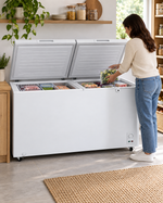 Load image into Gallery viewer, Midea MDRC698FZE01AE 690L Chest Freezer – 508L Net, Adjustable Temperature, Large Capacity, White - Teq Souq