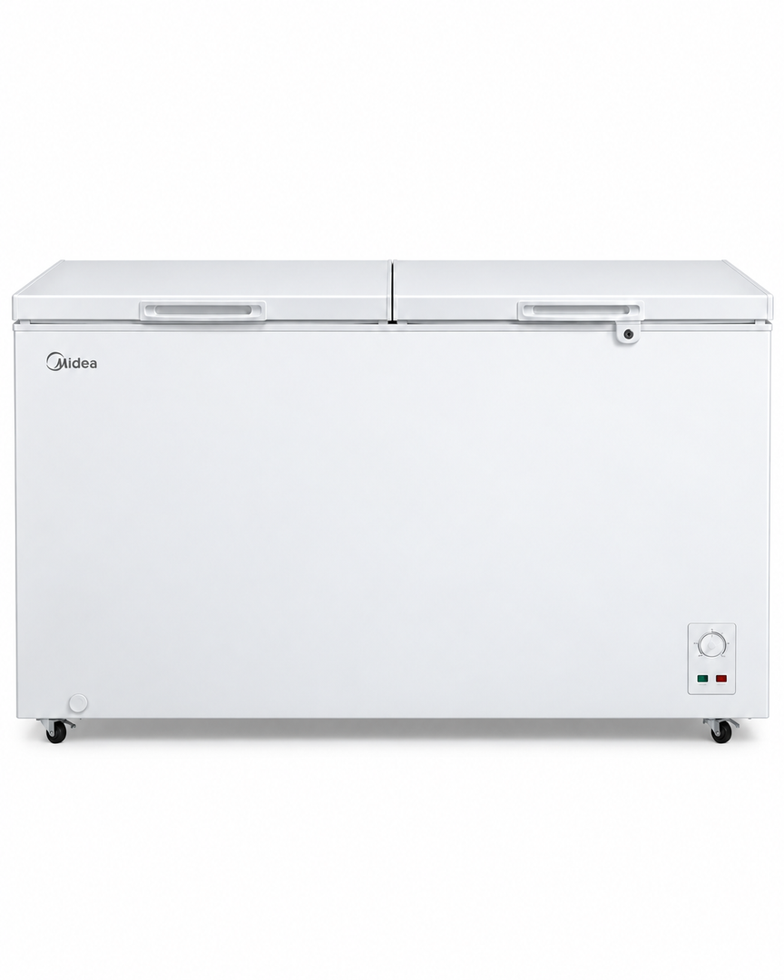 Midea MDRC698FZE01AE 690L Chest Freezer – 508L Net, Adjustable Temperature, Large Capacity, White - Teq Souq