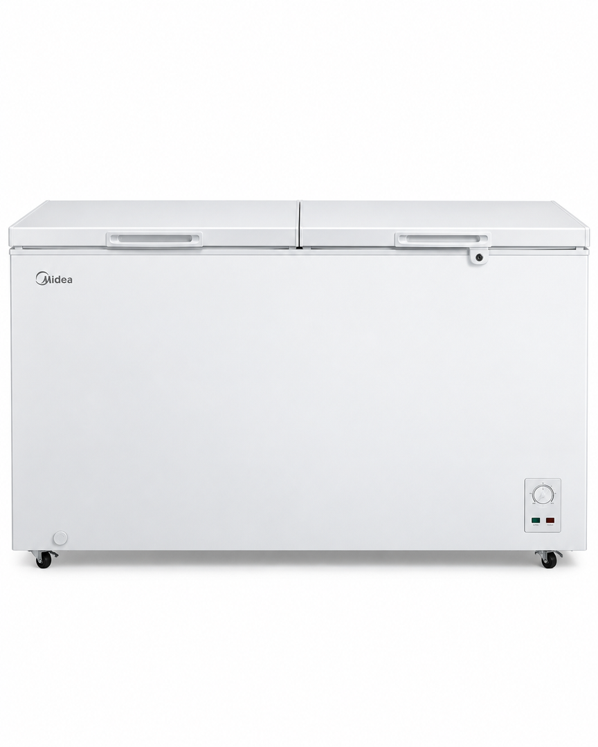 Midea MDRC698FZE01AE 690L Chest Freezer – 508L Net, Adjustable Temperature, Large Capacity, White - Teq Souq