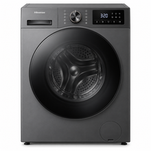 Hisense WFPV8012EMT 8KG Front Load Washing Machine, 1200 RPM, Quick Wash, Allergy Steam Care, Titanium Grey