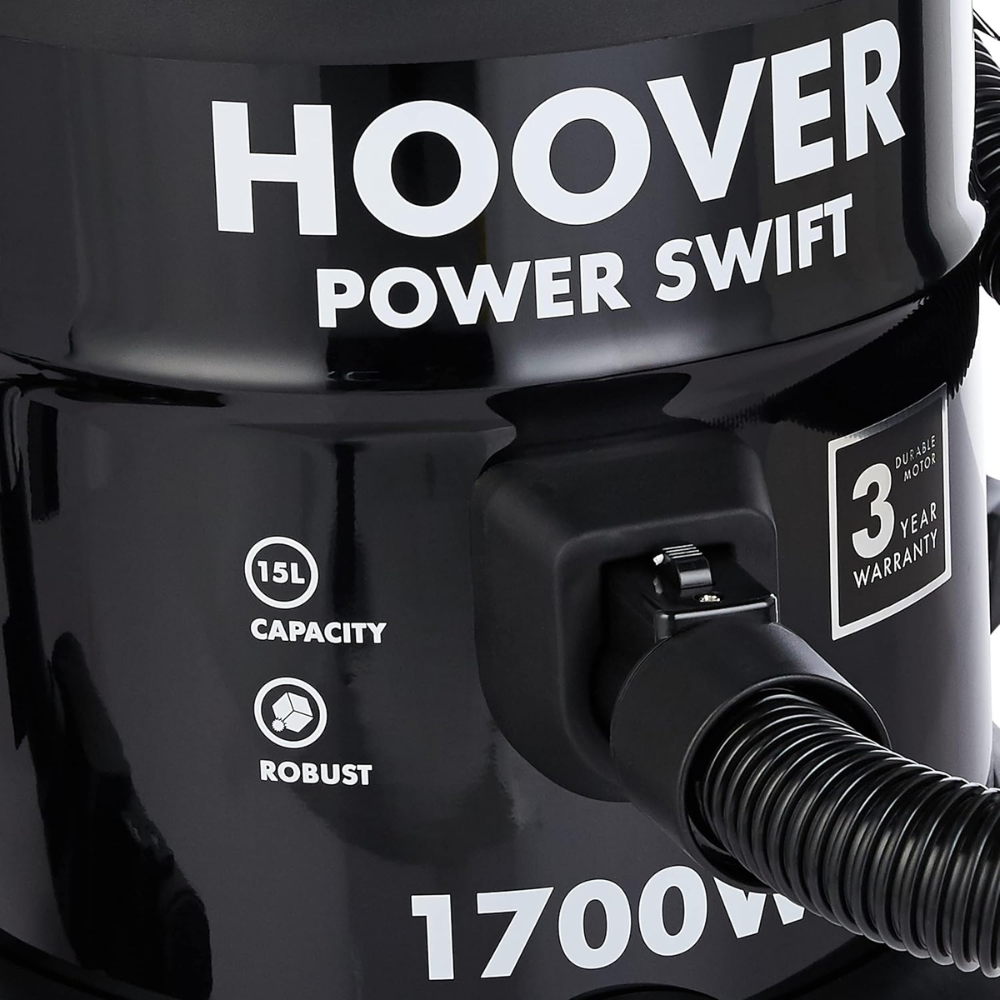 Hoover 1700W 15L Drum Vacuum Cleaner HT85T0ME