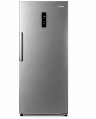 Midea HS-772FWE(SR) 772L Convertible Upright Freezer & Refrigerator – Frost Free, Quick Freeze, LED Display, Stainless Steel Silver - Teq Souq