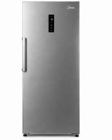Midea HS-772FWE(SR) 772L Convertible Upright Freezer & Refrigerator – Frost Free, Quick Freeze, LED Display, Stainless Steel Silver - Teq Souq