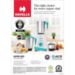 Load image into Gallery viewer, Havells 500W Mixer Grinder ASPRO NEO
