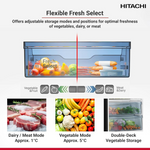 Load image into Gallery viewer, Hitachi 240L Top Mount Double Door Refrigerator HRTN5255MFXAE
