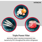 Load image into Gallery viewer, Hitachi 240L Top Mount Double Door Refrigerator HRTN5255MFXAE
