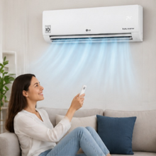 LG I27TCP 2 Ton DUALCOOL Inverter Split AC – Wi-Fi ThinQ, Tropical Dual Inverter Compressor, Fast Cooling, White