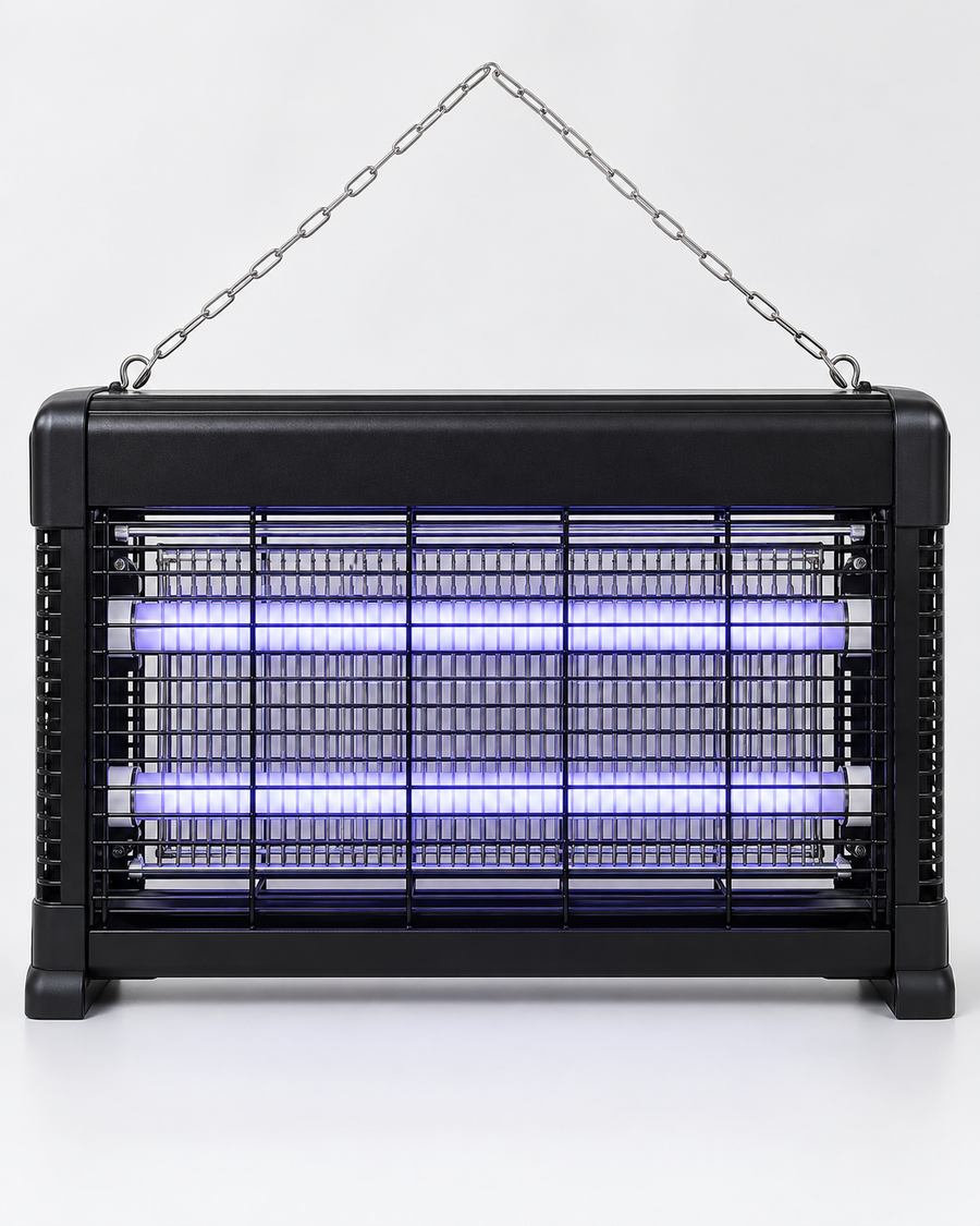 KHIND IK3510 32W Electric Insect Killer – Dual 10W UV Tubes, 60m² Coverage, Hanging & Freestanding, Bug Zapper