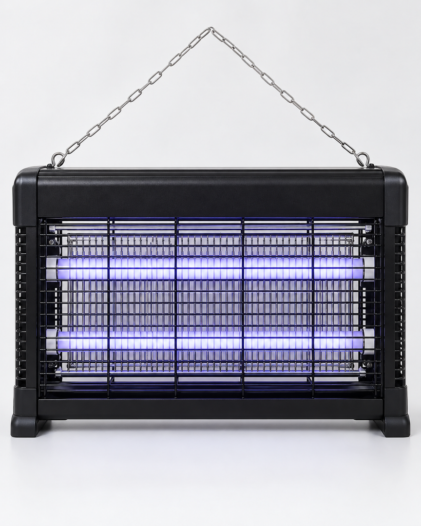 KHIND IK3510 32W Electric Insect Killer – Dual 10W UV Tubes, 60m² Coverage, Hanging & Freestanding, Bug Zapper